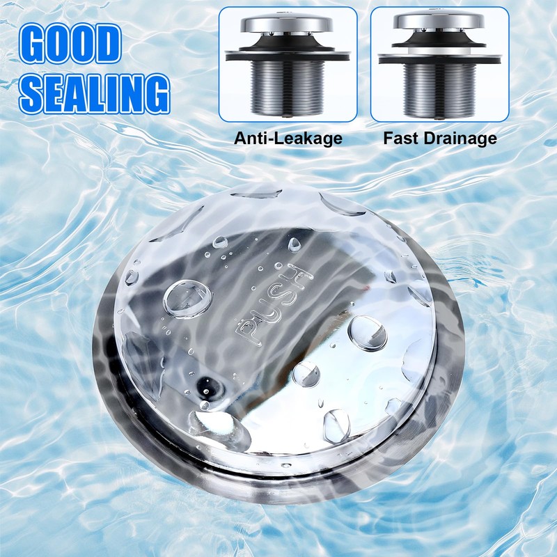 Dreyoo 2 Pack Tub Stopper Gasket for Tub Drain Assemblies,