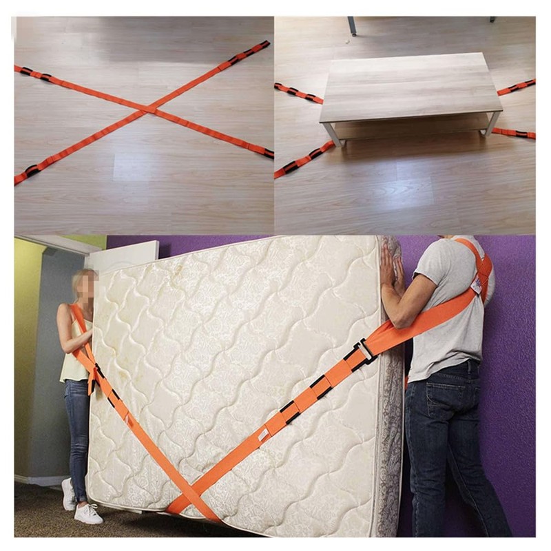 Wanfoou Moving Straps, Lifting Strap for 2 Movers, Widen Handle