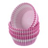 sourcing map 100 Count Cupcake Liners Pink White Cupcake Cups