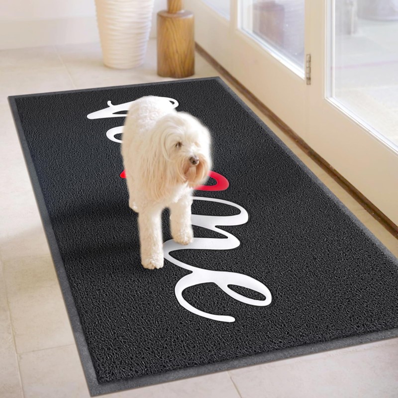 EARTHALL Door Mat Outside Inside Home Doormat, 36"x24",Durable Floor Mat