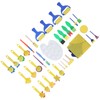 36Pcs Graffiti Tool Roller Sponge Brush Kit Stamps Antifouling Clothes