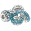 RUBYCA Big Hole Czech Crystal Large Charm Beads fit European