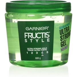 Garnier Fructis Style Ultra Strong Hold Gel, Clean and Fresh, No. 4, 21.2 Ounce