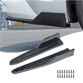 Axinda Rear Bumper Lip Diffuser Splitter Protector for Toyota Camry SE XSE 2018 19 20 21 22 2023 & for Toyota Camry SE XSE LE XLE 2024 2025, Bumper Guards Protectors, Carbon Fiber, 2 PCS