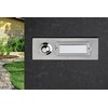 HUBER Flush-Mounted Bell Push Single Stainless Steel Door Bell Push