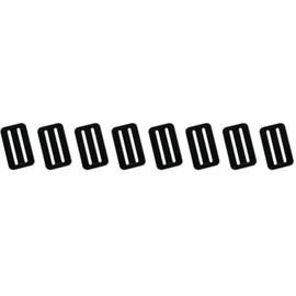 Fujii Denko LT-P51-BLK D-Ring Stopper [2 Holes] Black Tsuyoron, Fall-Prevention Equipment, Safety Belt