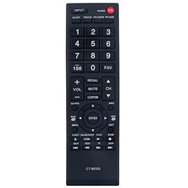 CT-90325 CT90325 Replace Remote Control fit for Toshiba TV 19AV600 19AV600U 19AV600UZ 37E20U 39L1350U 39L22U 40L5200 40L5200U 50L2400 55S41U 65HT2U