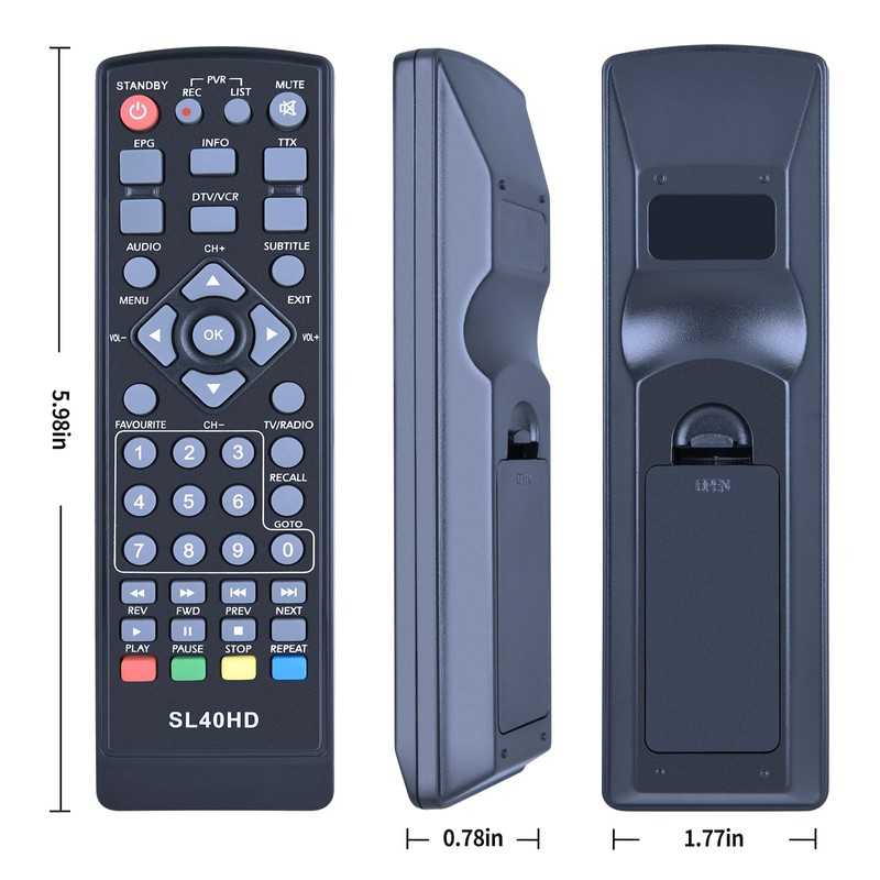 Replacement Remote Control SL 40 HD Suitable for Comag M01