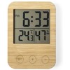 Weather Station Thermometer Hygrometer Bamboo Wood Gift