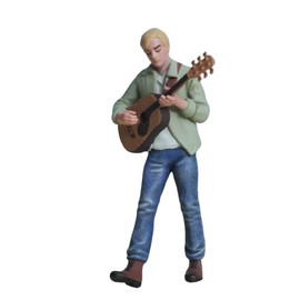 Boy Playing Guitar 1:43 Scale Model