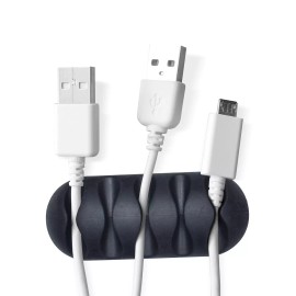 TIKA 10-Piece Desktop Cable Clip Set - Charger Wire Holder Cord Management System