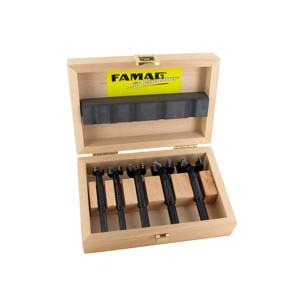 Famag- Bormax- 6 pcs. Set in wooden case. 15, 20,