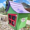 little free library wooden sign 5.5 inches, free little library