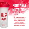 BioSteel Shaker Cup with Wire Whisk Blender Ball, Leak-Proof Design,