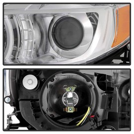 ACANII - For 2010-2014 Subaru Legacy Outback Chrome Projector Headlights Headlamps Head Light Lamp Driver+Passenger Side
