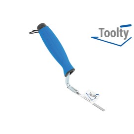 Toolty Tuck Pointer Trowel, Stainless Steel Finger Pointing Trowel, Hand Tool - with Rubber Handle - 6mm - Bricklayer, DIY - TLTY-0315