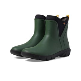 Bogs Women's Sauvie II Chelsea Rain Boot, Dark Green 1, 7