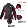 Lincoln Electric womens Jessi Combs WoShadow Welding Jacket, Black/Red, Medium