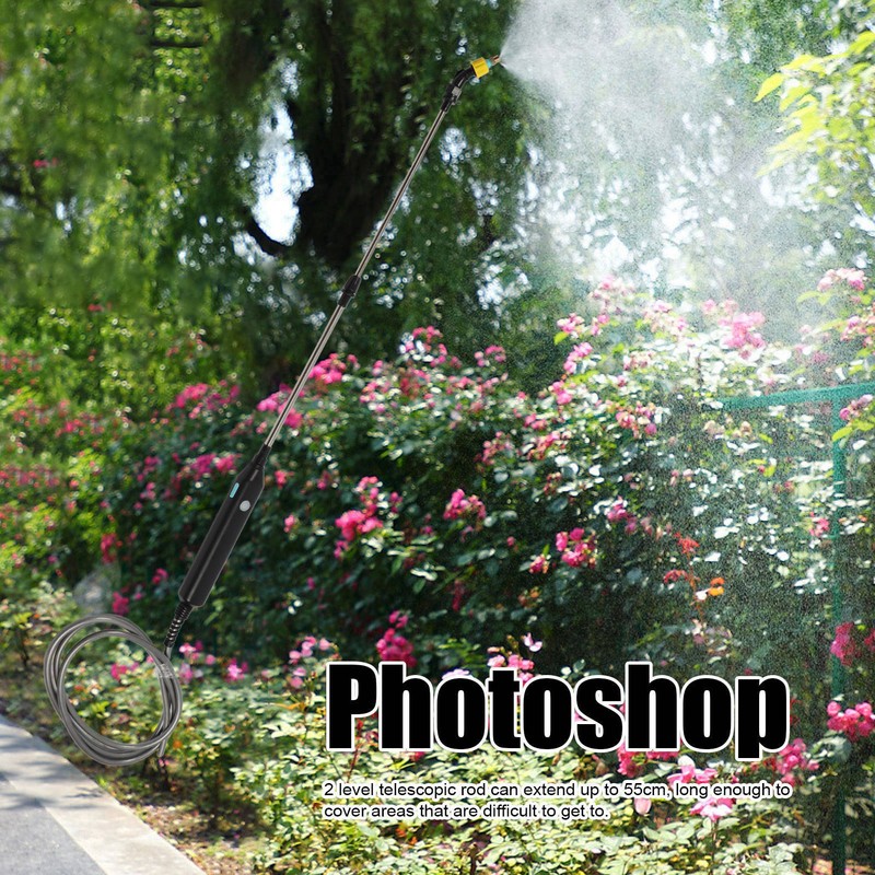 Electric Sprayer Battery Powered Watering Wand Auto Pumping Sprayer for
