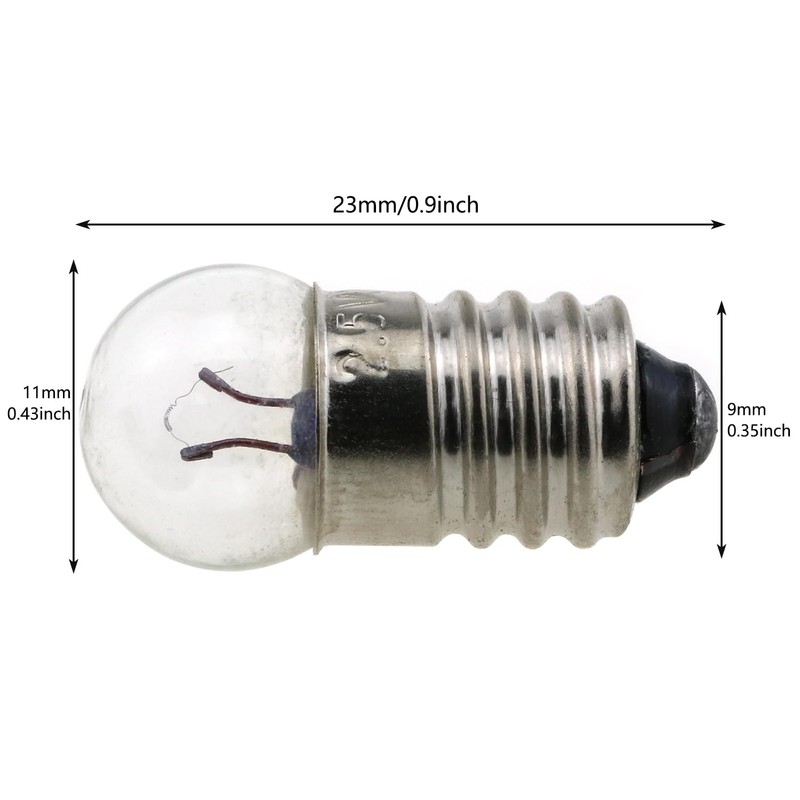 LUORNG Light Bulbs 30pcs Warm White Small Screw Base Light