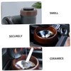 Ciieeo Durable Portable Car Ashtray with Lid Smokeless Ash Holder