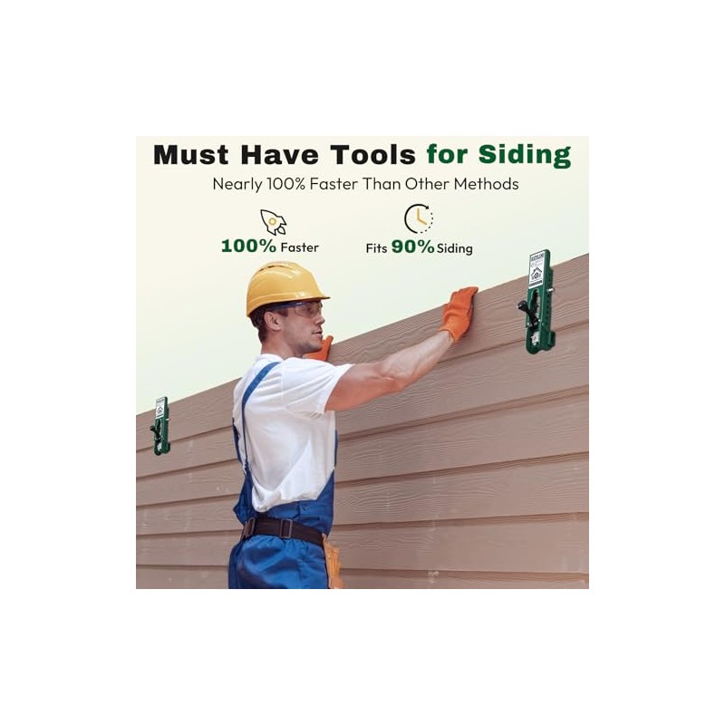 Pro Siding Installation Tools, Siding Gauge Tools, Adjustable Reveal, Heavy-Duty