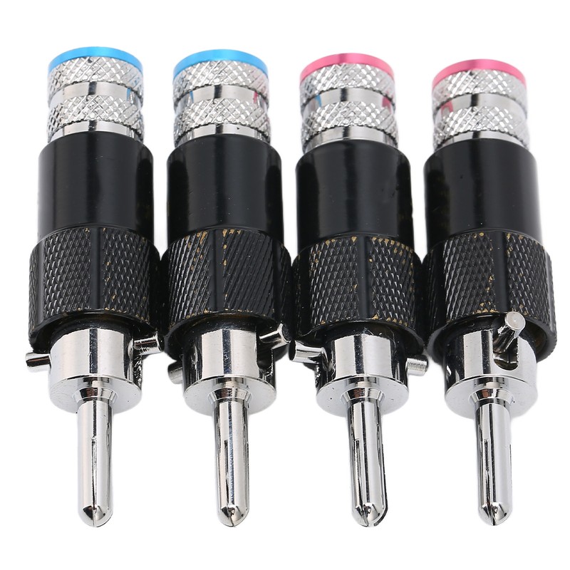 Preffair Banana Plugs HIFI Banana Speaker Plug Connectors for 10mm