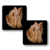 Fractal Artworks Silky Terrier Coaster Set of 2, with Fractal