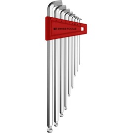 PB Swiss Tools 2212LH10CN Short Head Long Hex Key Set with Ball