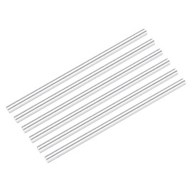 DMiotech 6 Pcs Aluminum Rods,1/2" Dia 12" Long Solid Round Rod 6061 Extruded Lathe Bar Stock Aluminum Metal Rods for DIY Craft Model Plane Ship Car
