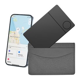 Olycism Wallet Tracker Card Works with Find My Wallet Finder for Wallet Passport Luggage IP65 Waterproof Built-in-2-year Battery Waterproof Slim Item Finder