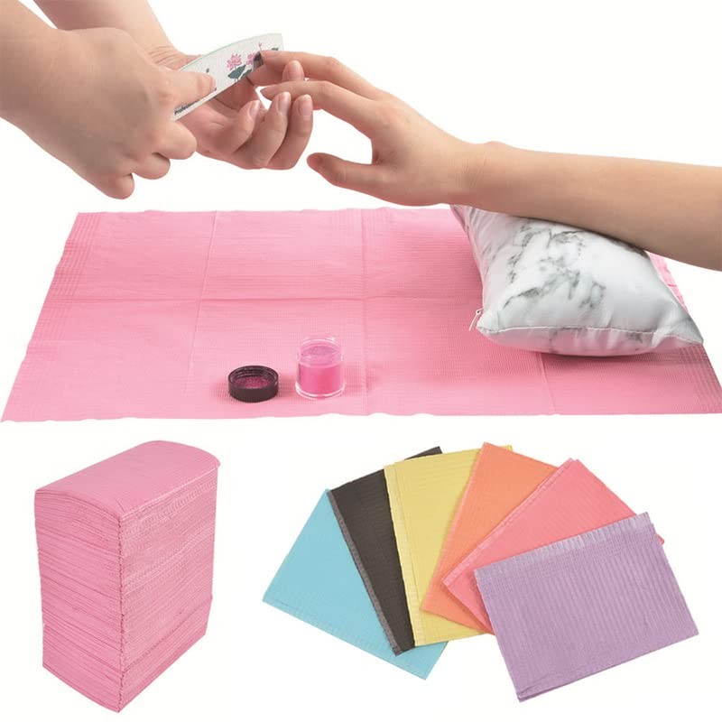 125pcs Disposable Tattoo Clean Pad & Table Covers - Pink
