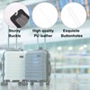 PATIKIL Luggage Tag Loops Pack of 100 PVC Luggage Loop