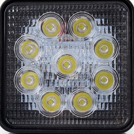 2 x 27 W LED Headlight Reversing Light LED Lamp 12 V 24 V Floodlight Reflector Headlight Work Light SUV, UTV, ATV Work Light Additional Headlight