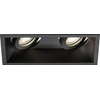 Knightsbridge Dipa Twin Tilt Anti-Glare Black Downlight