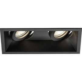 Knightsbridge Dipa Twin Tilt Anti-Glare Black Downlight