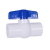 Midline Valve PVC Ball Valve Blue T-Handle for Potable Water