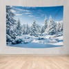Winter Tapestry Winter Mountain Tapestry White Pine Trees Scene Wall