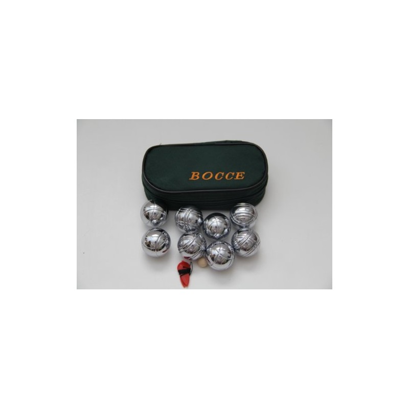 8 Ball 35mm Metal Mini Bocce/Petanque Set with Green Bag