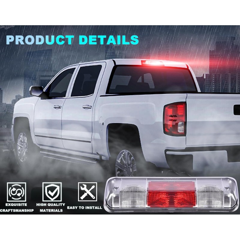 GRAND ORANGE Third Brake Light Compatible with Ford F150 2004
