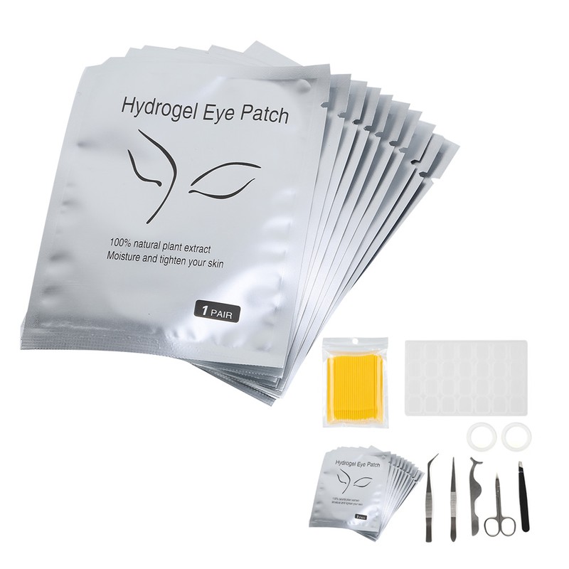 Training Eyelashes kit False Eyelash Extension Grafting Practice Tools Set