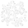 Czech Glass Beads 9mm Teardrops Crystal Clear (50)