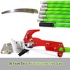 INTBUYING Manual Pole Saw, 7-26 ft Extension Tree Pole Pruner,