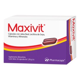 Maxivit Jalea Real Y Ajo Deodorizado Con 30 Caps Pharmacaps