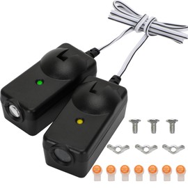 2026 Upgrade 41A5034 Safety Sensor Kit Compatible with Liftmaster Chamberlain Sears Craftsman Garage Door Opener Made After 1997, Replace G801CB-P (10 Years Warranty)
