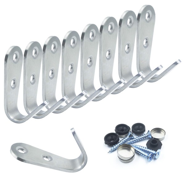 Yuette 10pcs 2.0mm Coat Hanger Hooks for Hanger Wall Mounted,