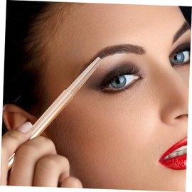 Mikinona 3pcs Eyebrow Pencils Smudge Dual-ended Brow Makeup Deep and Black for Travel and Everyday Use