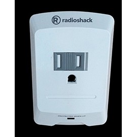 RadioShack 1 toma de pared protector contra sobretensiones