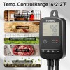 TURBRO Smart Temperature Controller Heating Cooling, WiFi-Enabled Thermostat with Timer