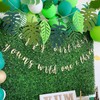 Dmnnlp 2 Pcs Green Palm Leaves Garland Bunting (6M In